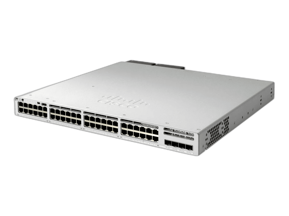 Cisco Catalyst 9300L 48-port PoE+ enterprise managed switch C9300L-48P-4G-E front view