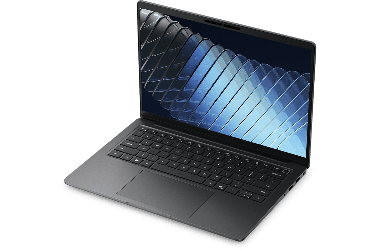 Dell Pro 5 Series 14 (P514260) business laptop, three-quarter view