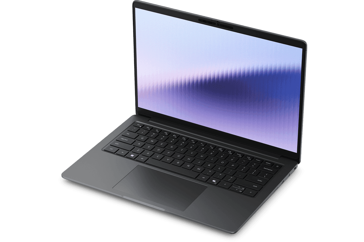 Dell Pro 7 Series 14 (P714260) premium 14-inch business clamshell, three-quarter view
