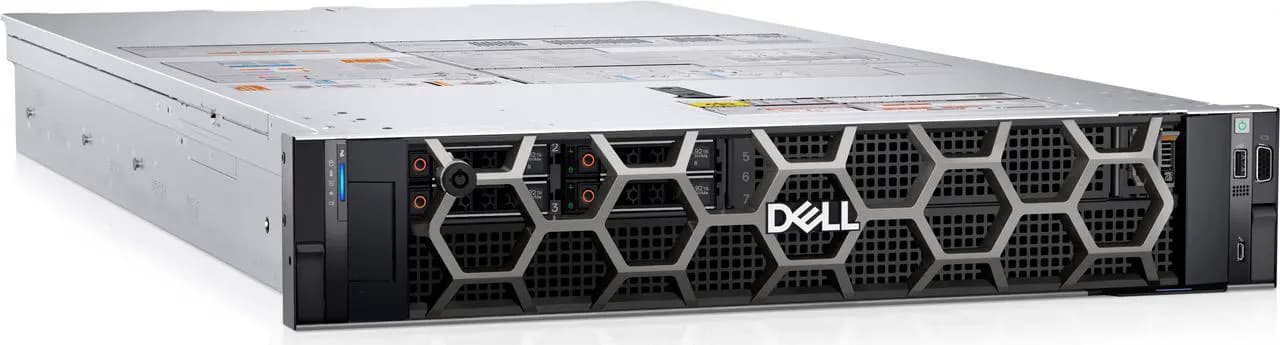 Dell PowerEdge XE9640 4-GPU dense AI server, 2U rack