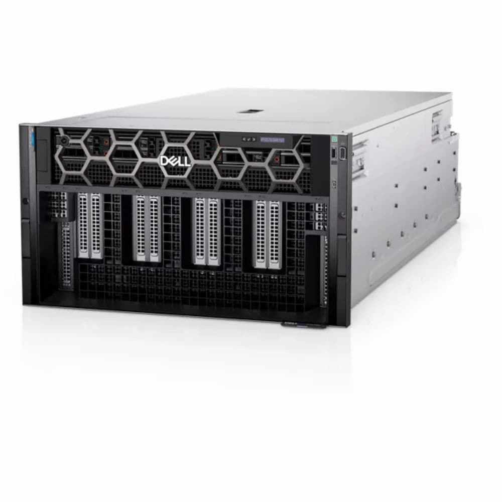 Dell PowerEdge XE9680 8-way GPU AI server, 6U rack