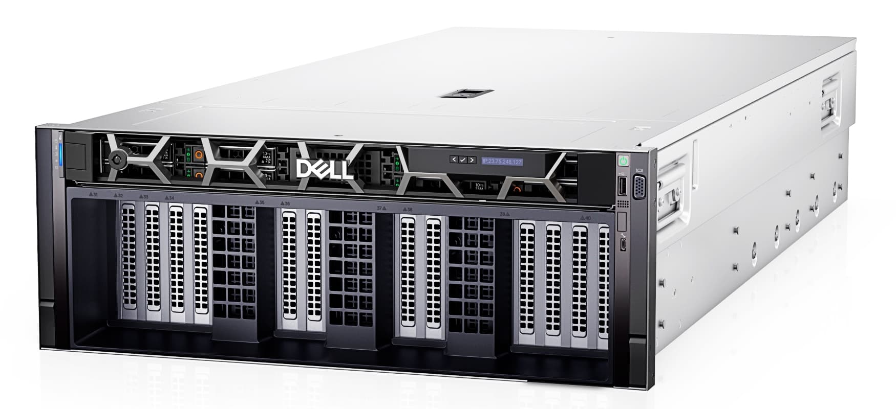Dell PowerEdge XE9680L liquid-cooled AI server, 4U rack