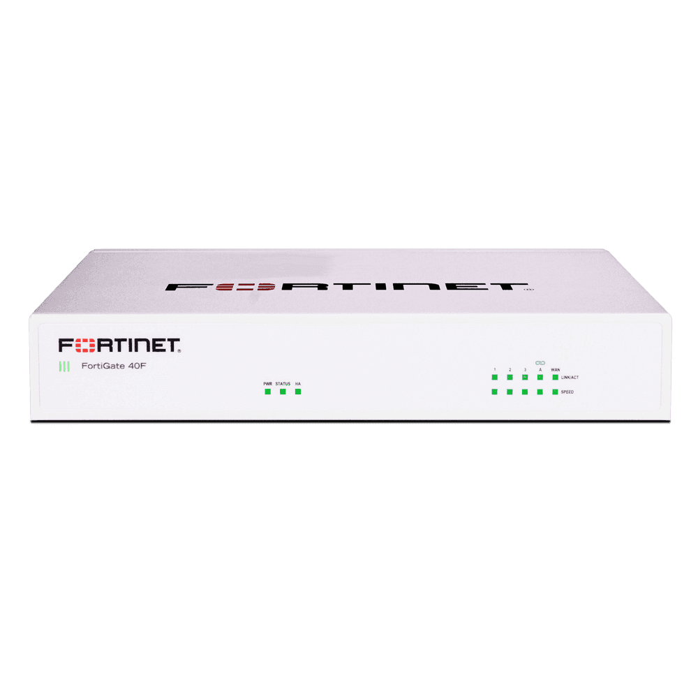 Fortinet FortiGate 40F compact desktop SD-WAN appliance
