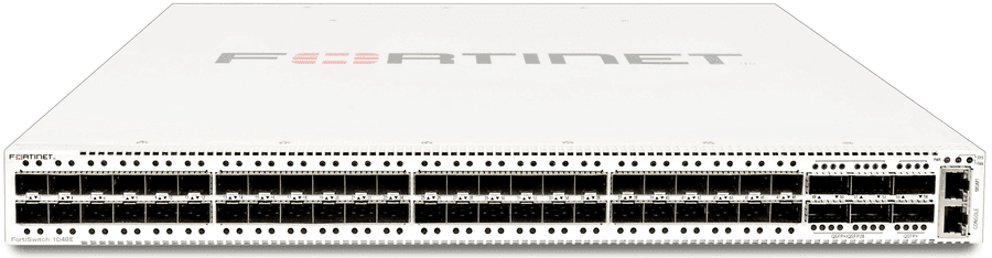 Fortinet FortiSwitch 1048E data centre 48-port 25GE leaf switch front view