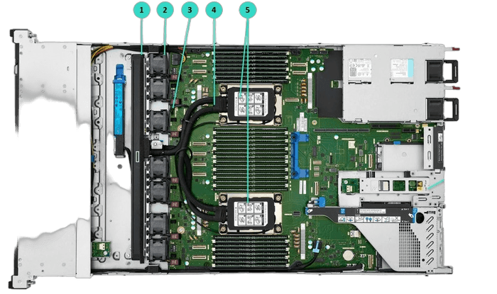 HPE ProLiant DL360 Gen12 1U 2-socket rack server front view
