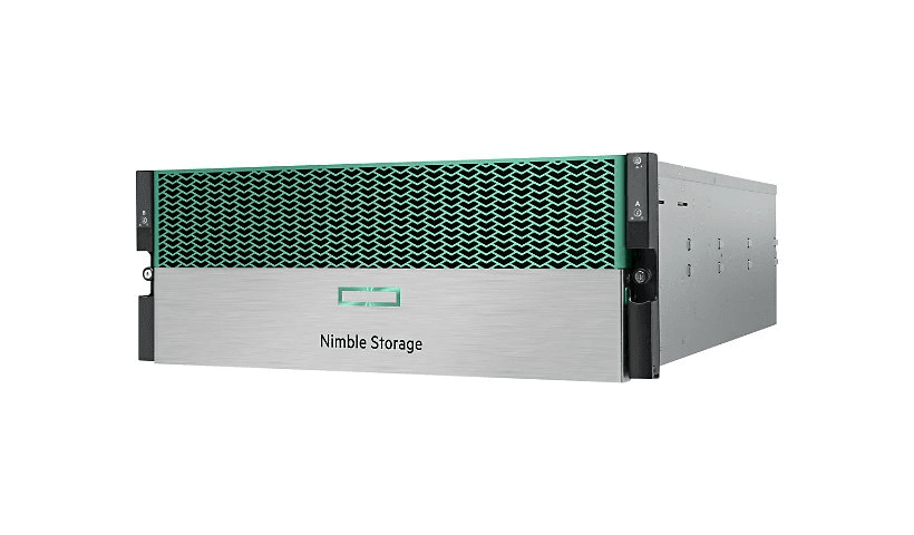 HPE Nimble Storage HF60 adaptive flash hybrid array front view