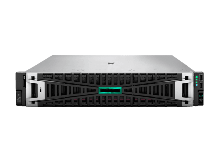 HPE SimpliVity 380 Gen11 2U hyperconverged node front view