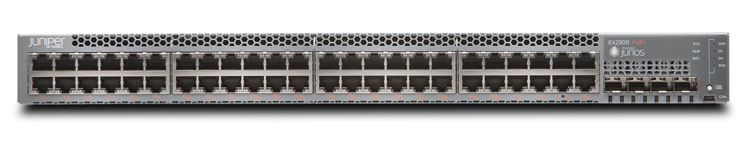 Juniper EX2300 48-port 1GbE access switch front view