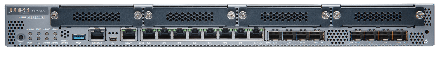 Juniper SRX345 Services Gateway front view