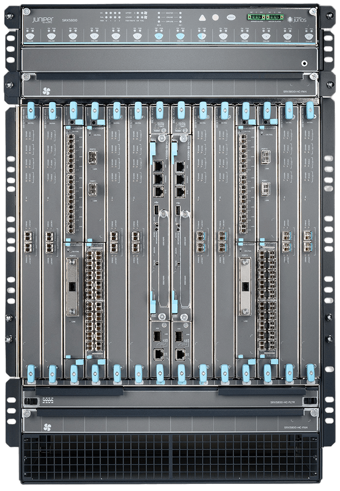 Juniper SRX5800 Services Gateway chassis front view