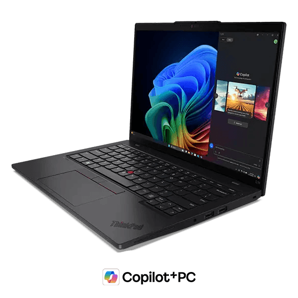 Lenovo ThinkPad T14 Gen 6 14" business workhorse laptop, three-quarter view