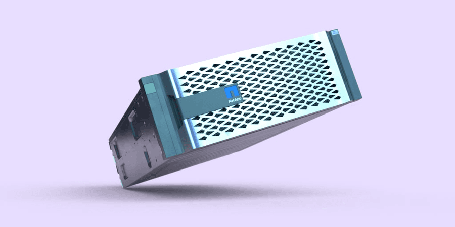 NetApp AFF A70 4U all-flash unified storage system front view