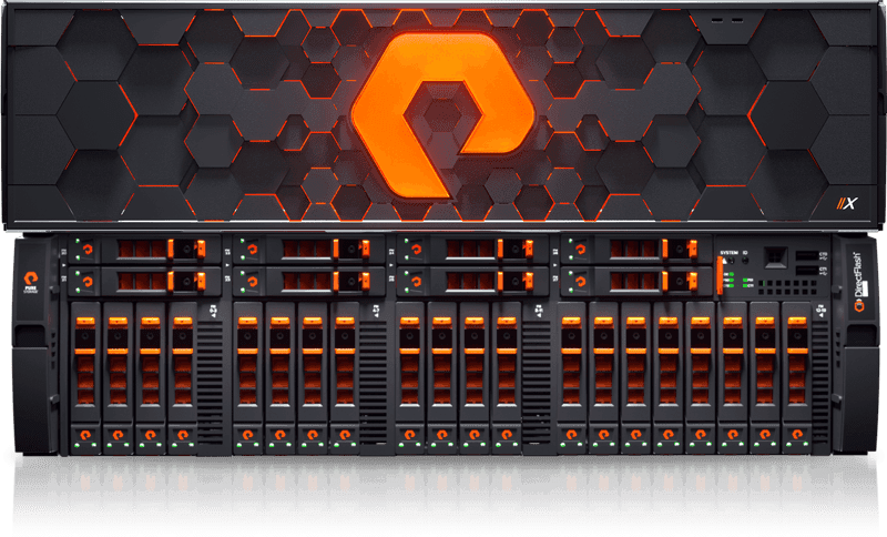Pure Storage FlashArray XL R5 enterprise all-flash storage array front view