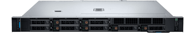 Dell PowerEdge R360 1U single-socket rack server front and side view