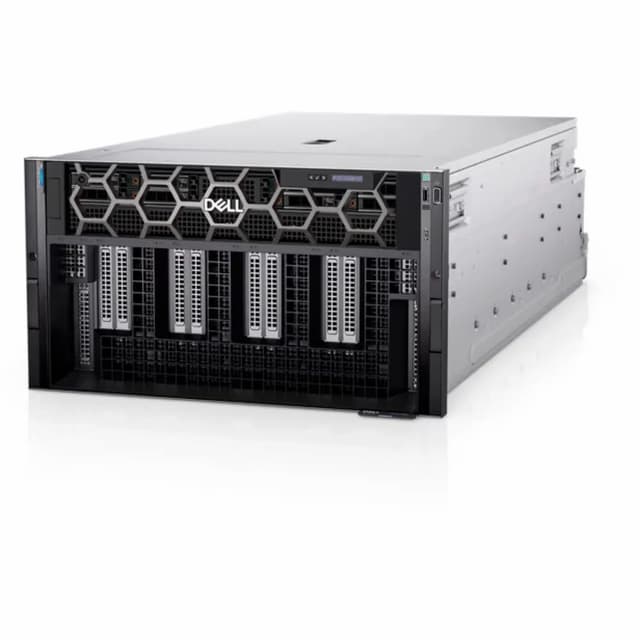 Dell PowerEdge XE9680 8-way GPU AI server, 6U rack