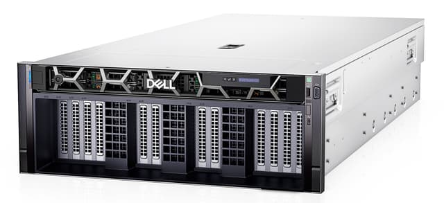 Dell PowerEdge XE9680L liquid-cooled AI server, 4U rack