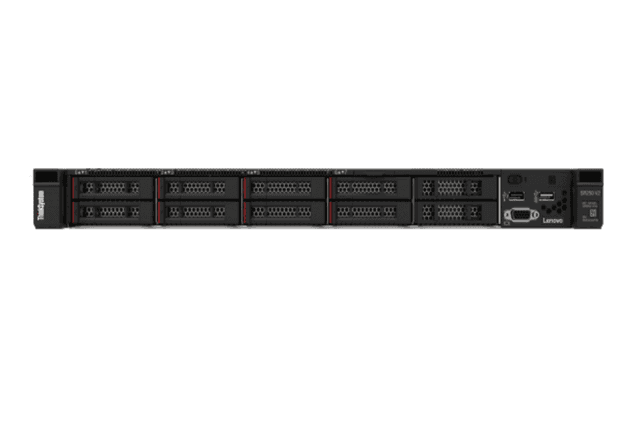Lenovo ThinkSystem SR250 V3 1U rack server front view