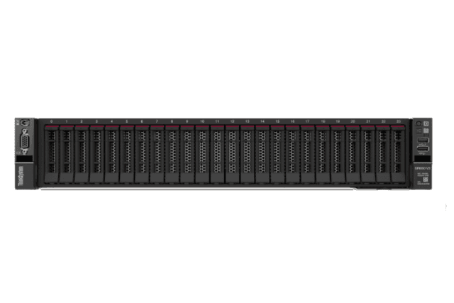 Lenovo ThinkSystem SR650 V3 2U dual-socket rack server front view