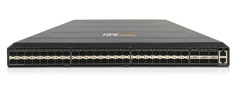 HPE Aruba Networking CX 10000 distributed-services data centre switch, front view