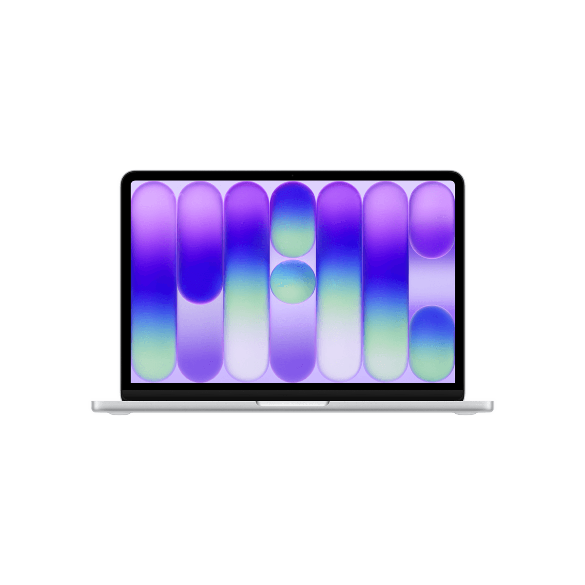 Apple MacBook Neo (A18 Pro) entry-level 13-inch laptop in Silver, open front view