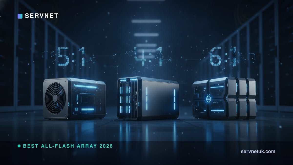 Best All-Flash Array 2026: Pure vs NetApp vs Dell for UK Buyers
