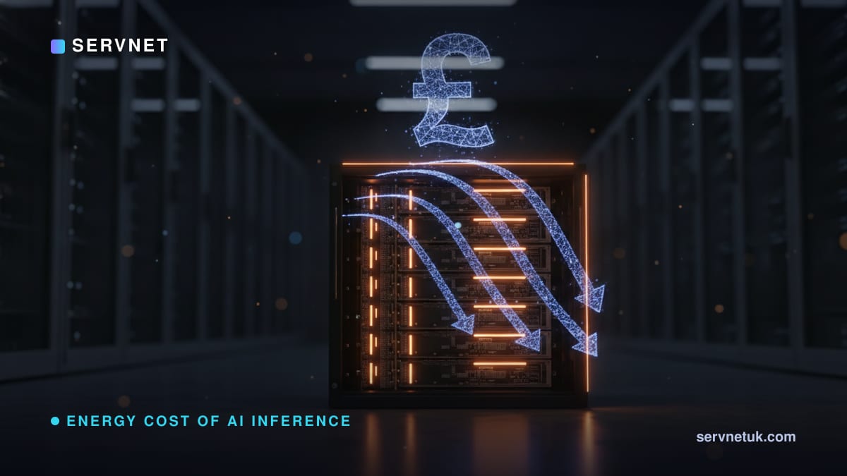 AI Inference Energy Cost 2026: Pounds per Million Tokens