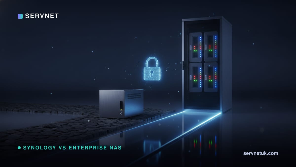 Synology vs Enterprise NAS: When UK Firms Must Upgrade
