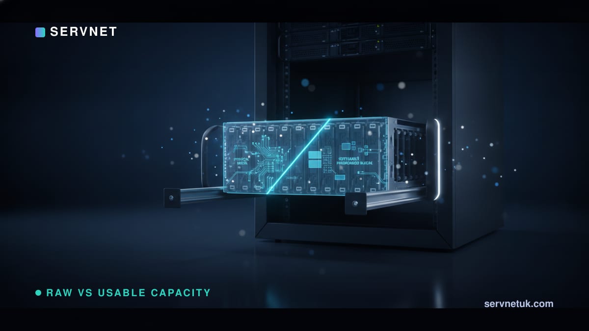 Raw vs Usable Capacity Explained: Where Your TB Went