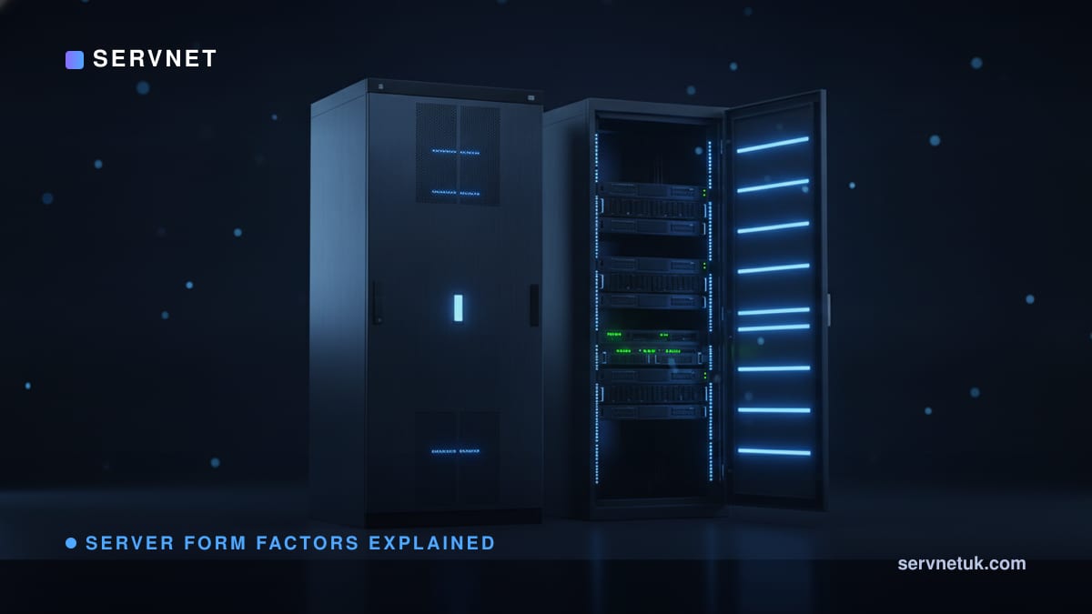 Server Form Factors Explained 2026: Rack vs Tower vs Blade