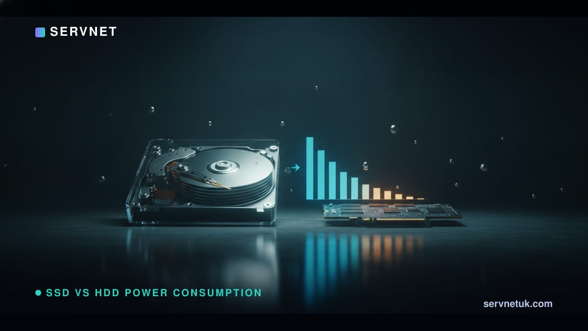 SSD vs HDD Power Consumption 2026: UK Watts-to-£ Formula