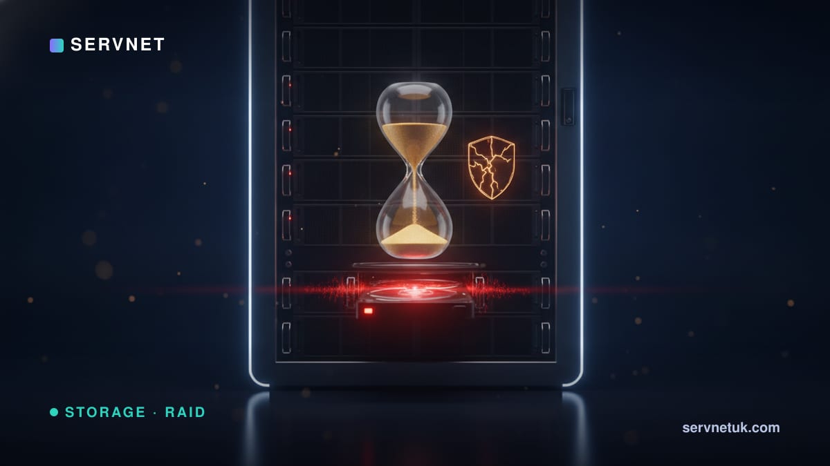 Is RAID 5 dead? URE risk on rebuild, explained — article cover art