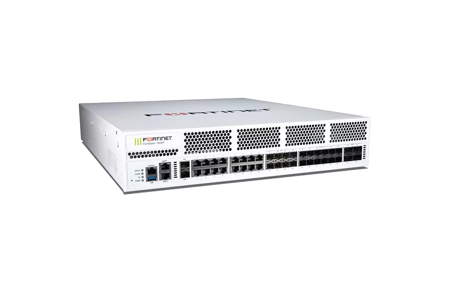 Fortinet FortiGate 1800F hyperscale data centre firewall 2U rack front view