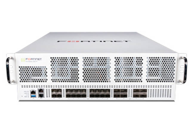 Fortinet FortiGate 4200F ultra-high-performance chassis firewall front view
