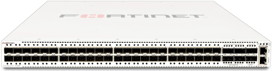 Fortinet FortiSwitch 1048E data centre 48-port 25GE leaf switch front view
