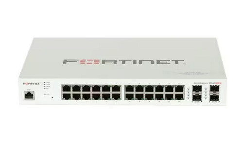 Fortinet FortiSwitch 224E-POE 24-port PoE+ managed switch front view