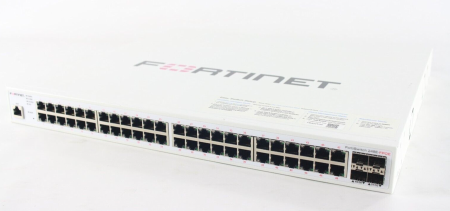 Fortinet FortiSwitch 248E 48-port enterprise access managed switch front view