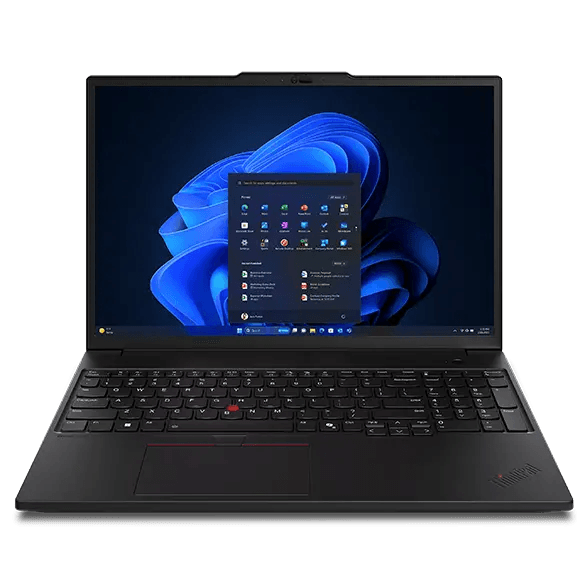 Lenovo ThinkPad T16 Gen 4 16-inch large-screen business laptop, three-quarter view
