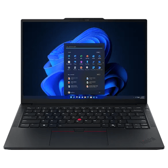 Lenovo ThinkPad X1 Carbon Gen 13 14" ultraportable business laptop, open front view
