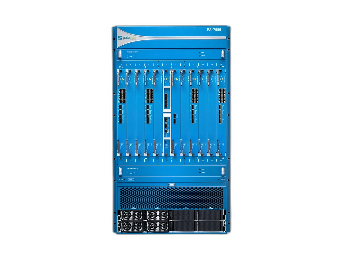 Palo Alto Networks PA-7000 Series PA-7050 PA-7080 chassis NGFW front view